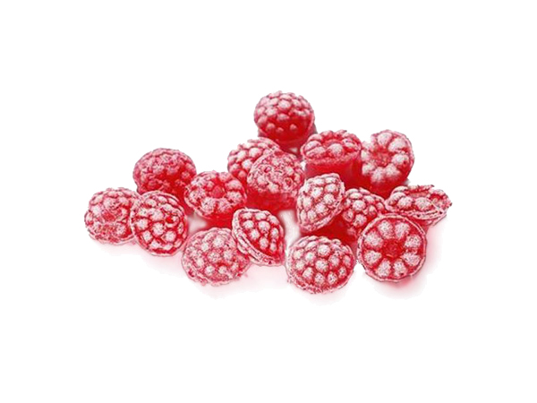 raspberry candies