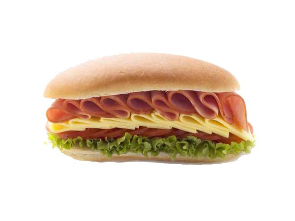 Ham and cheese sandwich