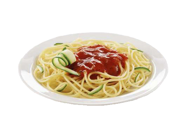 Spaghetti with tomato sauce