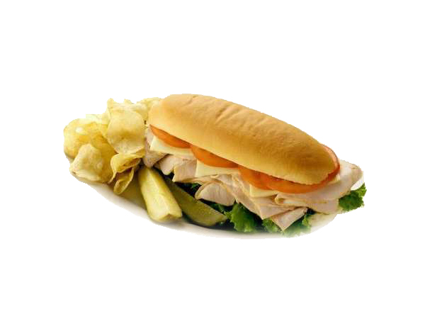 ham sandwich with chips