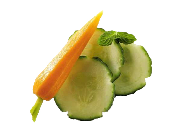 Cucumber and carrot