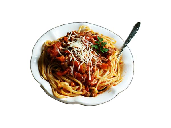 pasta with tomato sauce