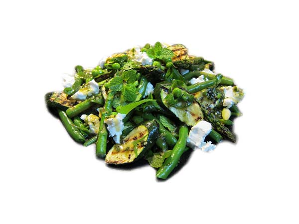 Zucchini and green bean salad Zucchini and green bean salad